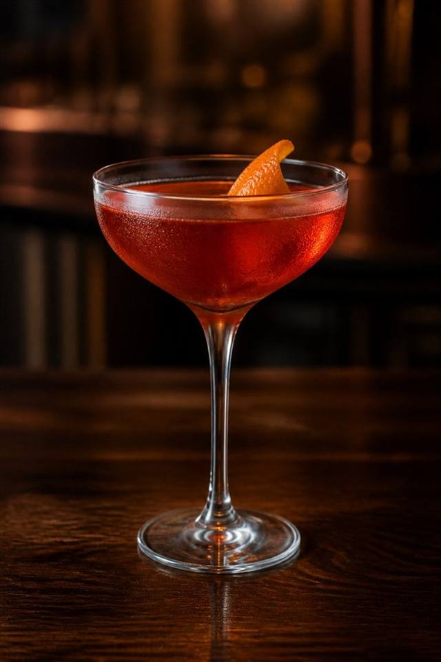 Campari Shakerato cocktail