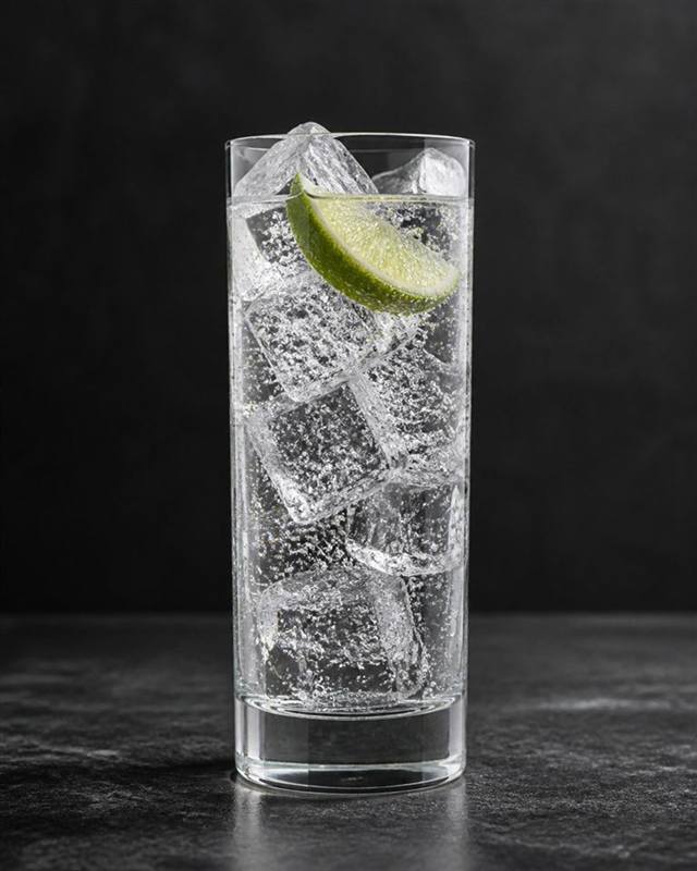 Vodka Soda cocktail