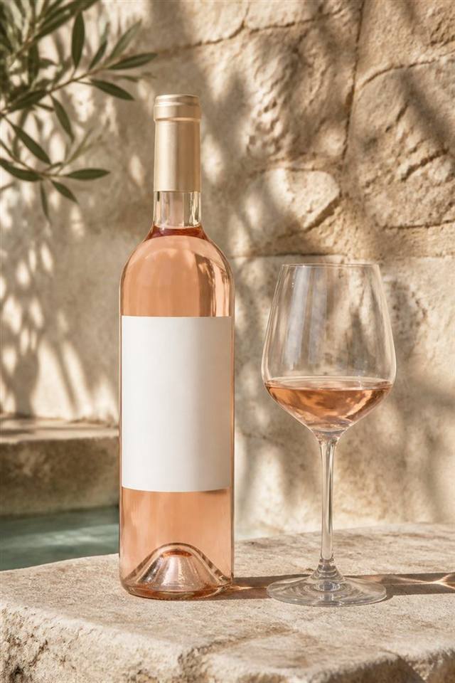 House of Arras Rosé — AI-generated catalogue visual